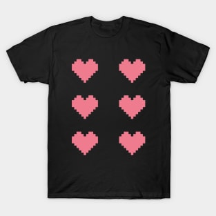 Pixel Heart. Valentine Gift T-Shirt